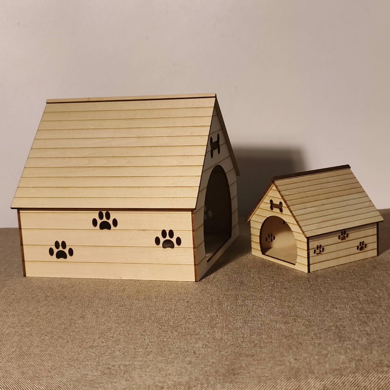 犬小屋　ミニチュア Amazon.co.jp: Jinhxofs ドールハウス用犬小屋 装飾用 木製ドッグ