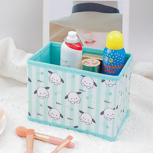 Miniatura 6 de G-Ahora Bolsa de maquillaje Pochacco de dibujos animados, bolsa de cosméticos Pochacco, estuche portátil de almacenamiento de cosméticos de viaje,