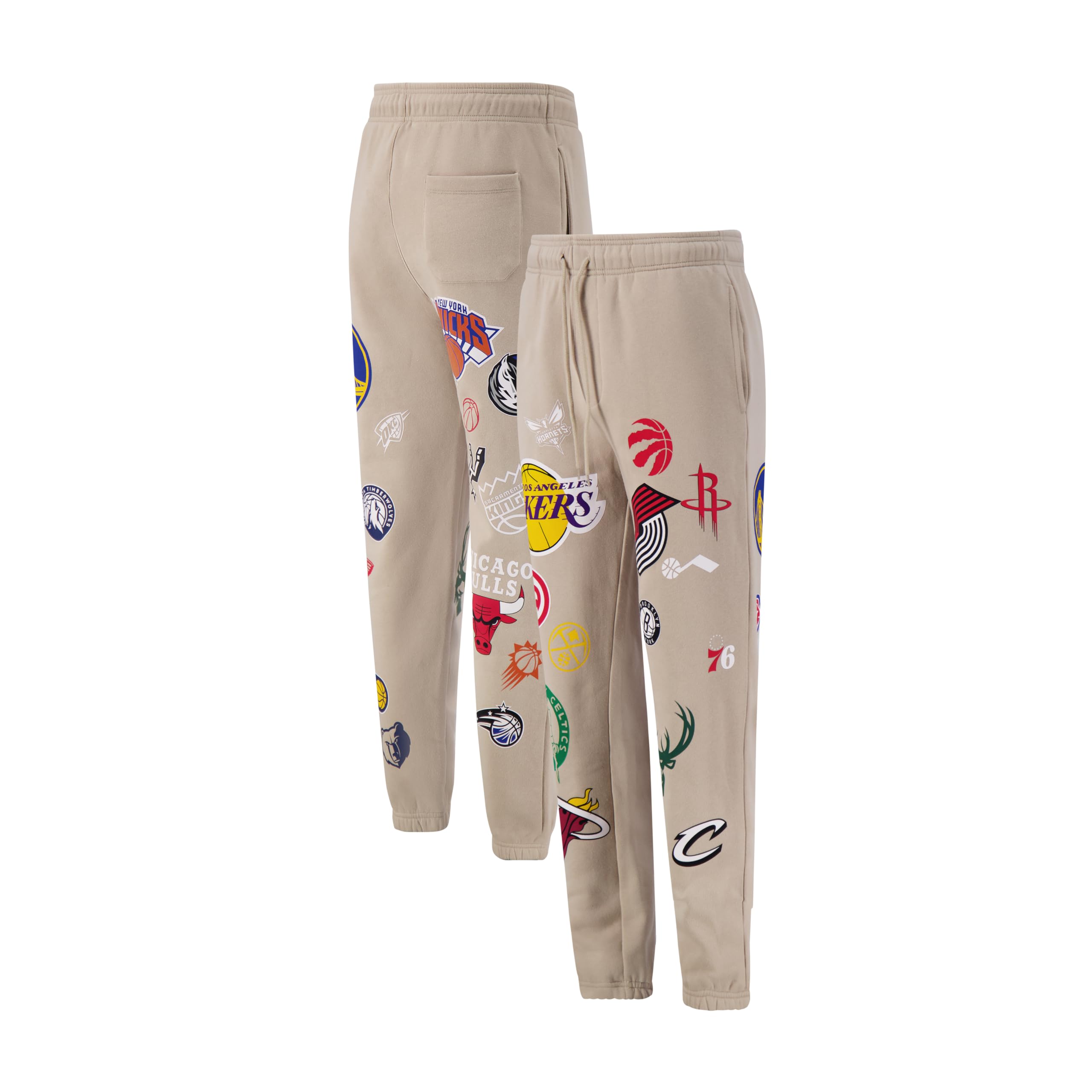 Ultra Game Pantaloni da jogging da uomo, ufficiali NBA, super morbidi