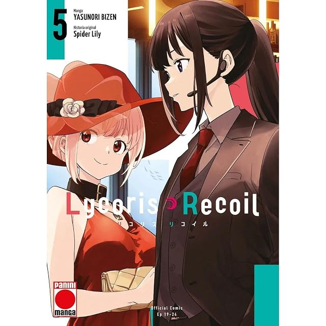 Portada de Lycoris recoil 5 lycoris recoil v1 5