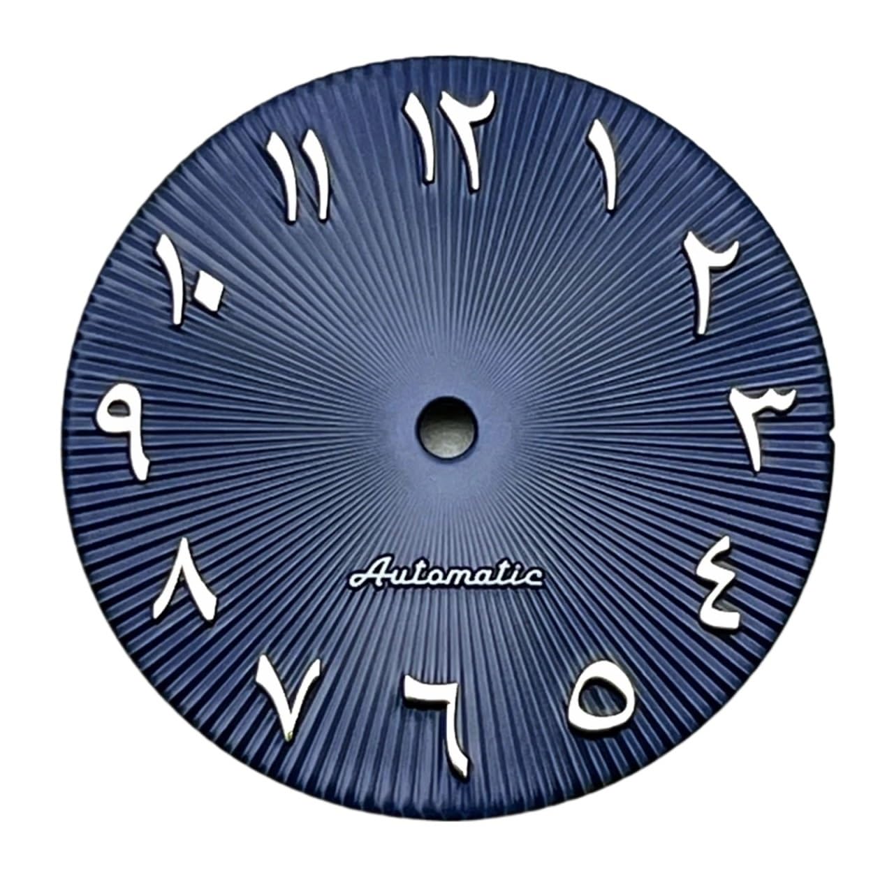 Cadran NH35 stérile bleu 29mm compatible mouvements ETA2824 PT5000