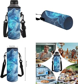 Foxes Backpack for School Teens Girls Bookbag with Lunch Box Pencil Case and Water Bottle Sleeve 4-in-1 Aesthetic Girl School Backpack with Side Pockets 17 inch Students Shoulder Bag