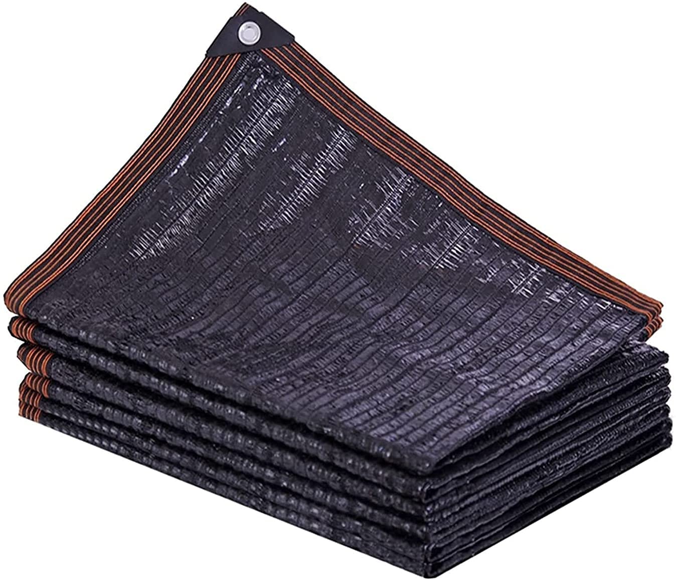 Toile sunshade noire 90% filet d'ombrage côtelé durable pour jardin et serre 3x5m