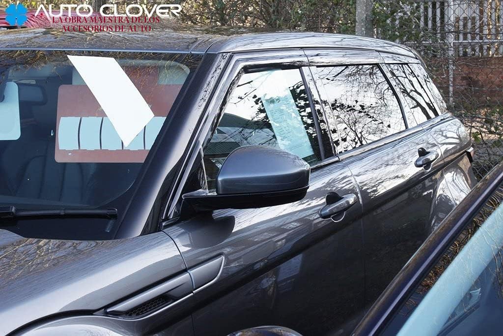 AUTO CLOVER Juego de deflectores de viento para Range Rover Evoque 2011-2018 (6 piezas)