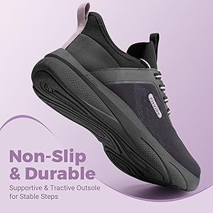 Amazon.com | FitVille Women's Wide Width Slip On Walking Shoes