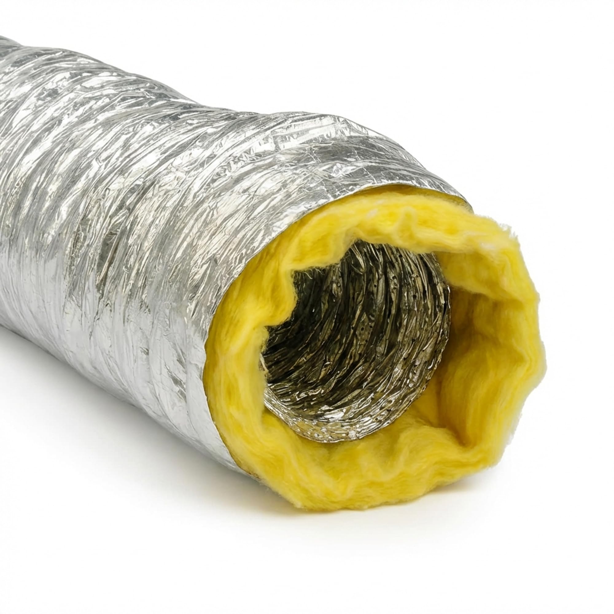 Easy Act Sonoconnect Tuyau insonorisé Ø 100 mm Longueur 5 m Tuyau de ventilation flexible isolé pour systèmes de climatisation et de ventilation silencieux