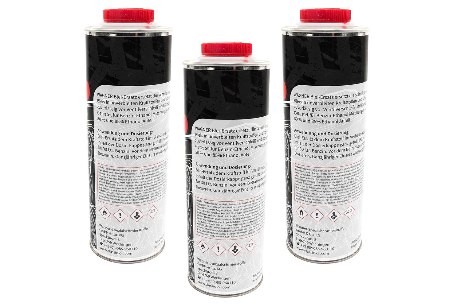 Blei Ersatz Bleiersatz 3 Liter WAGNER Zusatz Kraftstoff Additiv Benzin lead fuel