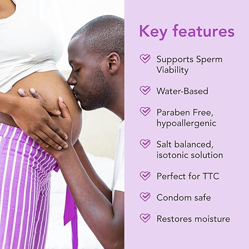 Miniatura 5 de Premom Lubricante de fertilidad a base de agua, lubricante de preparación para el embarazo para mujeres y parejas que intentan concebir amigable con