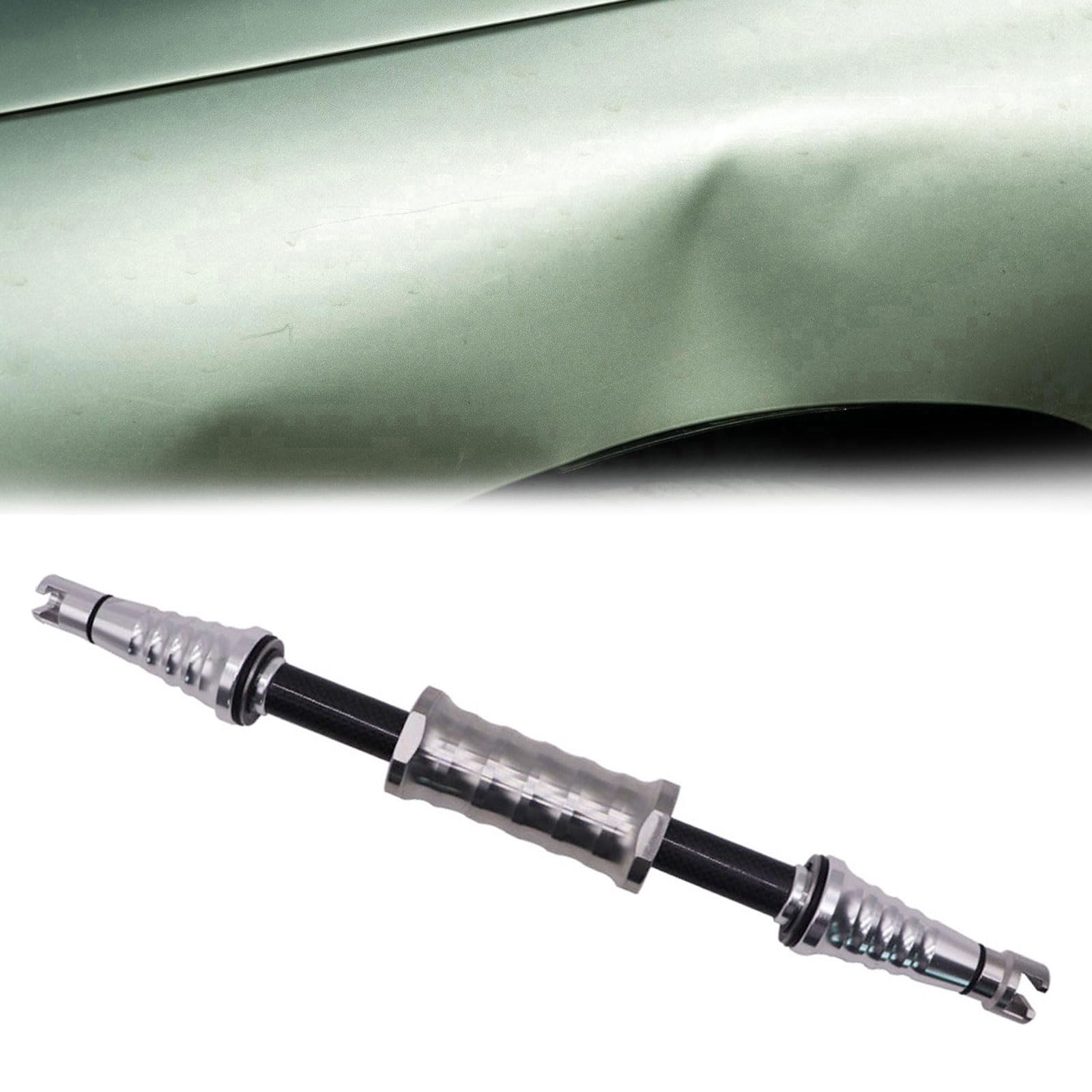 Kit de débosselage de carrosserie en acier au carbone avec poignée en fibre pour entretien de voiture et moto