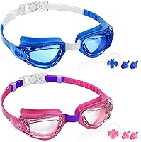 Vista 34 de Aegend - Gafas de natación de 2 unidades, gafas de natación para niños, niños y niñas de 3 a 14 años