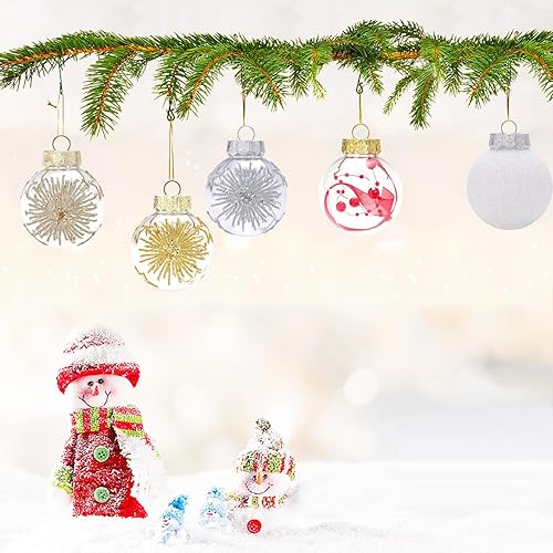 Miniatura 7 de Adornos de bola de Navidad de 30 unidades, 2.362 in2.36 pulgadas, irrompibles, decoración de árbol de Navidad, adornos decorativos colgantes para