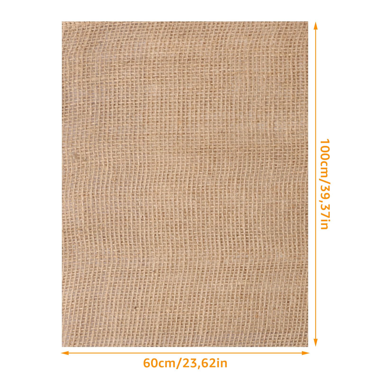 Lot de 6 sacs en jute pour plantes grands, 60x100 cm Sacs en toile de jute, Sac en jute grand pour protection des plantes en hiver, résistant/Sac pour pommes de terre/Protection contre le gel