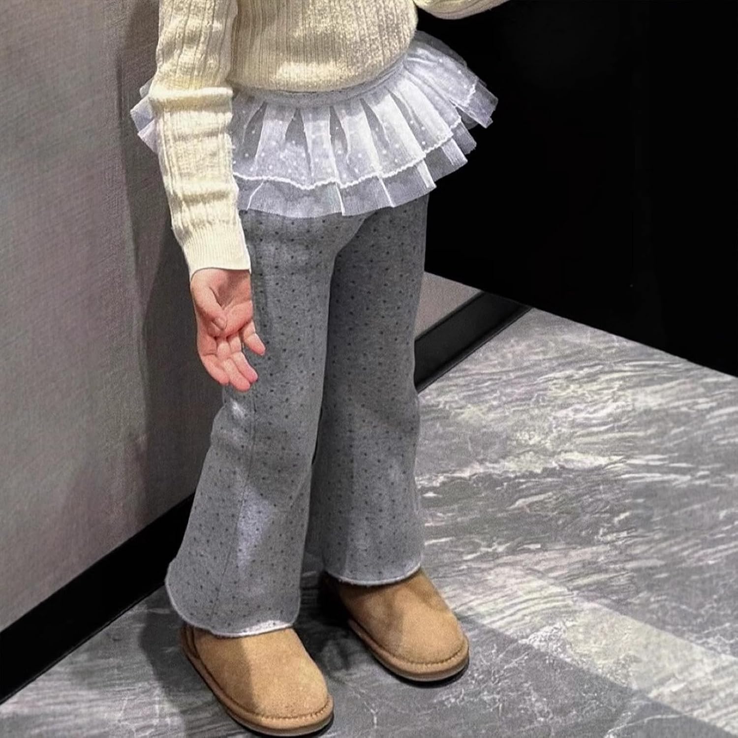 Elegant Lace Layered Skirt for Girls Age 3 to 8 Years Comfortable and Breathable Princess Baby Butt Curtain