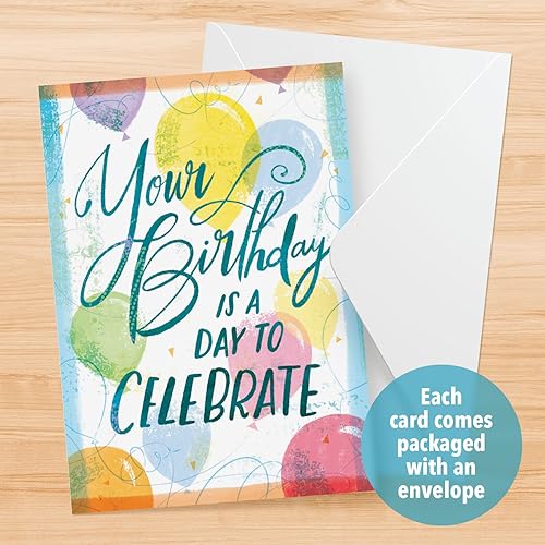 Miniatura 3 de Designer Pop!, Tarjeta de felicitación emergente de cumpleaños "A Day to Celebrate" 3D decoración de feliz cumpleaños surtido tarjeta para amigos,