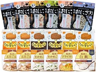 非常食セット 防災食 5年長期保存食 18食分 2人用3日分 備蓄 尾西食品 アルファ米 携帯おにぎり パン 詰め合わせ アソート 災害 kaimoshop