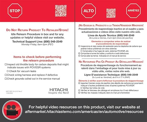 Miniatura 7 de Hitachi ETB0080 Cuerpo del acelerador eléctrico