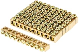 Ground Bar Kit 10-Piece 10 Hole for PE30 Distribution Box - High-End Grounding Solution