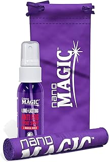 Nano Magic Anti Fog Sport Spray 1 oz Travel Kit, Eyeglasses, Sunglasses, Goggles, Face Shield, Sports, Moisture-Repelling Nano Coating, No Streaks, Microfiber Cloth & Spray Glass, Professional Grade