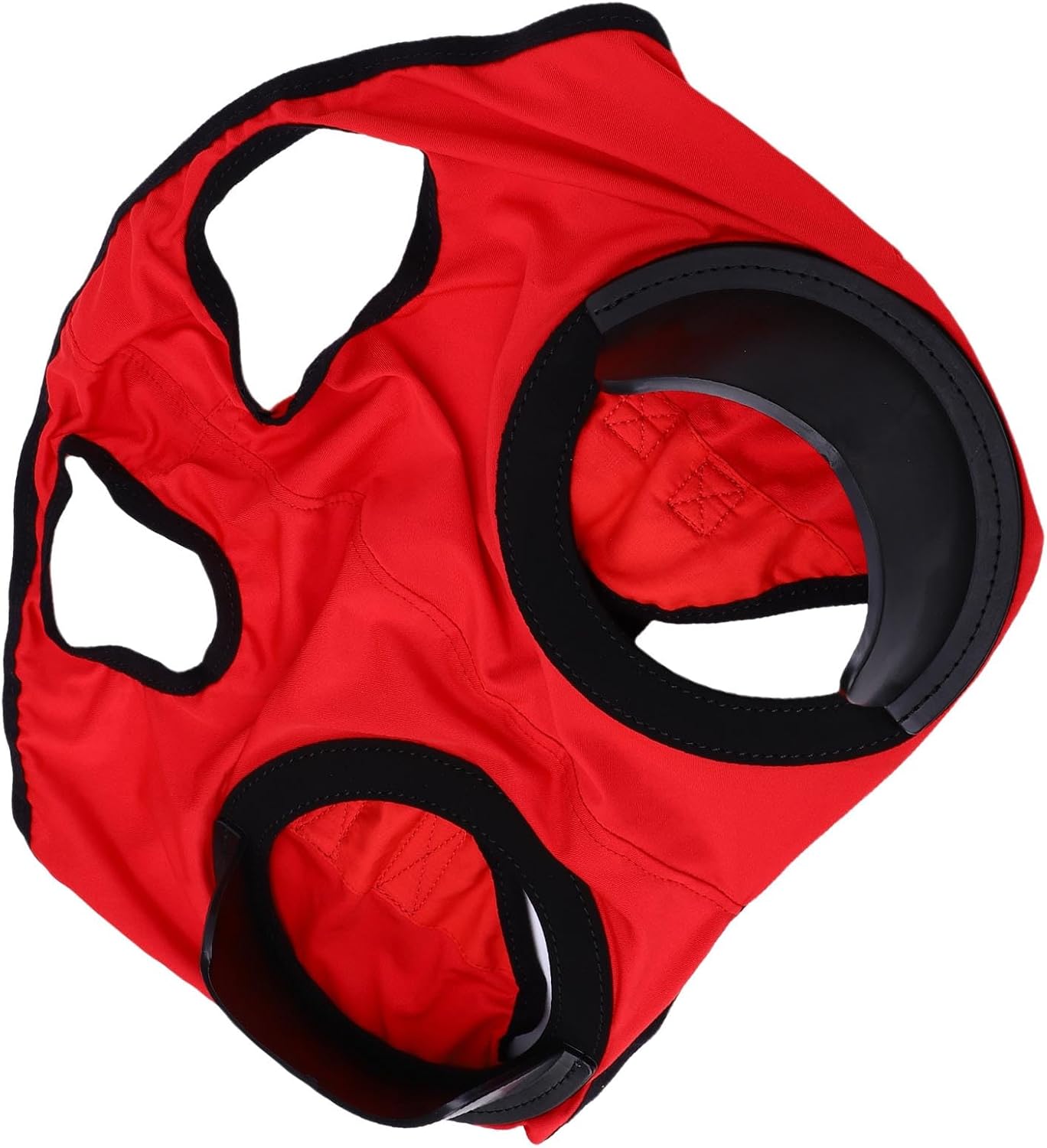 Red Horse Eye Blinder Cover, High Elasticity Breathable Anti Sand Horse Riding Blinker Eye Veil for Competition