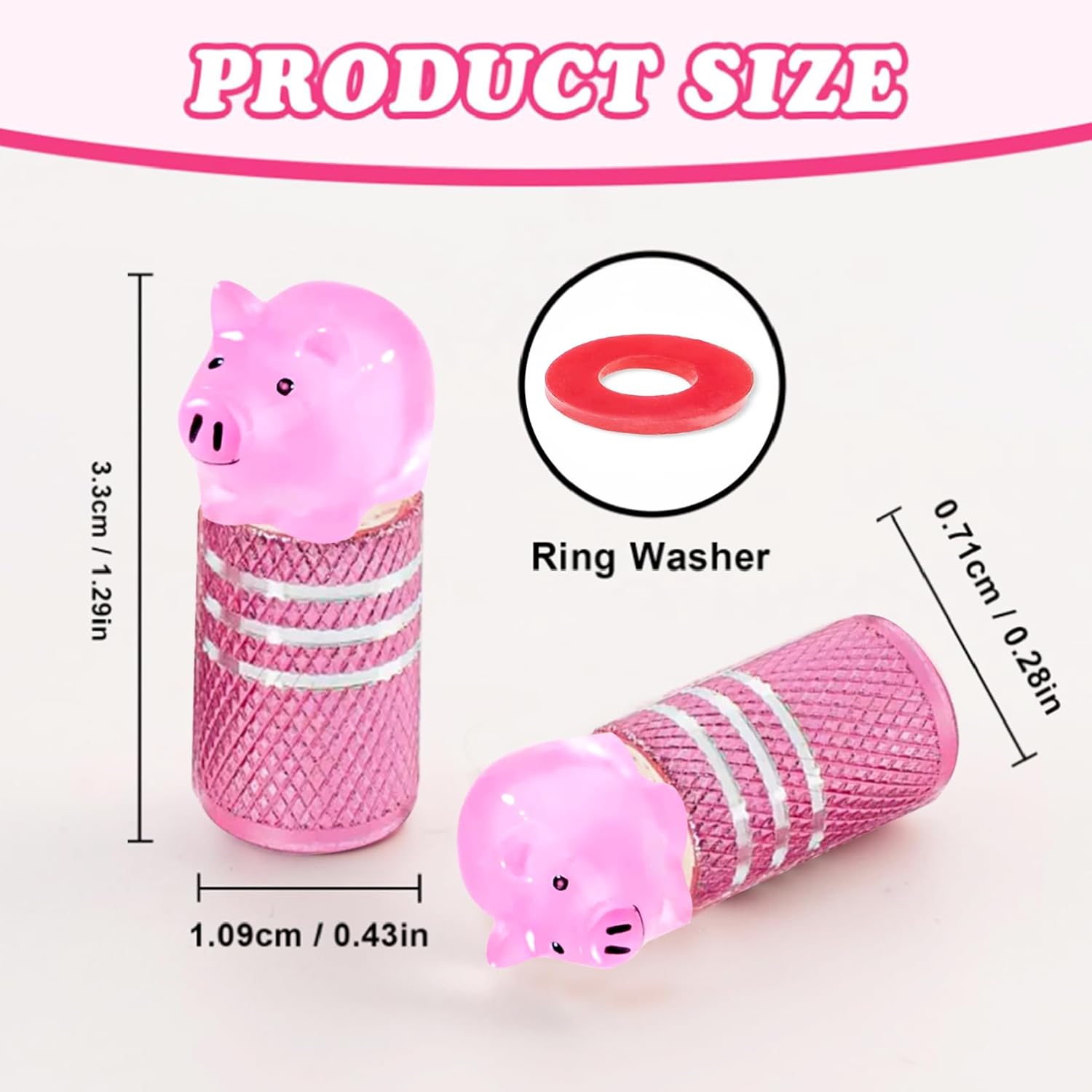 4Pack Cat Tire Valve Stem Caps Cute Cat Car Accessories Aluminum Alloy Rust-Proof Universal Dust Covers Tire Air Cap for Car,SUV,Bike,Motorcycle,Interesting Practical Tire Decor,Cats Gifts - Image 5