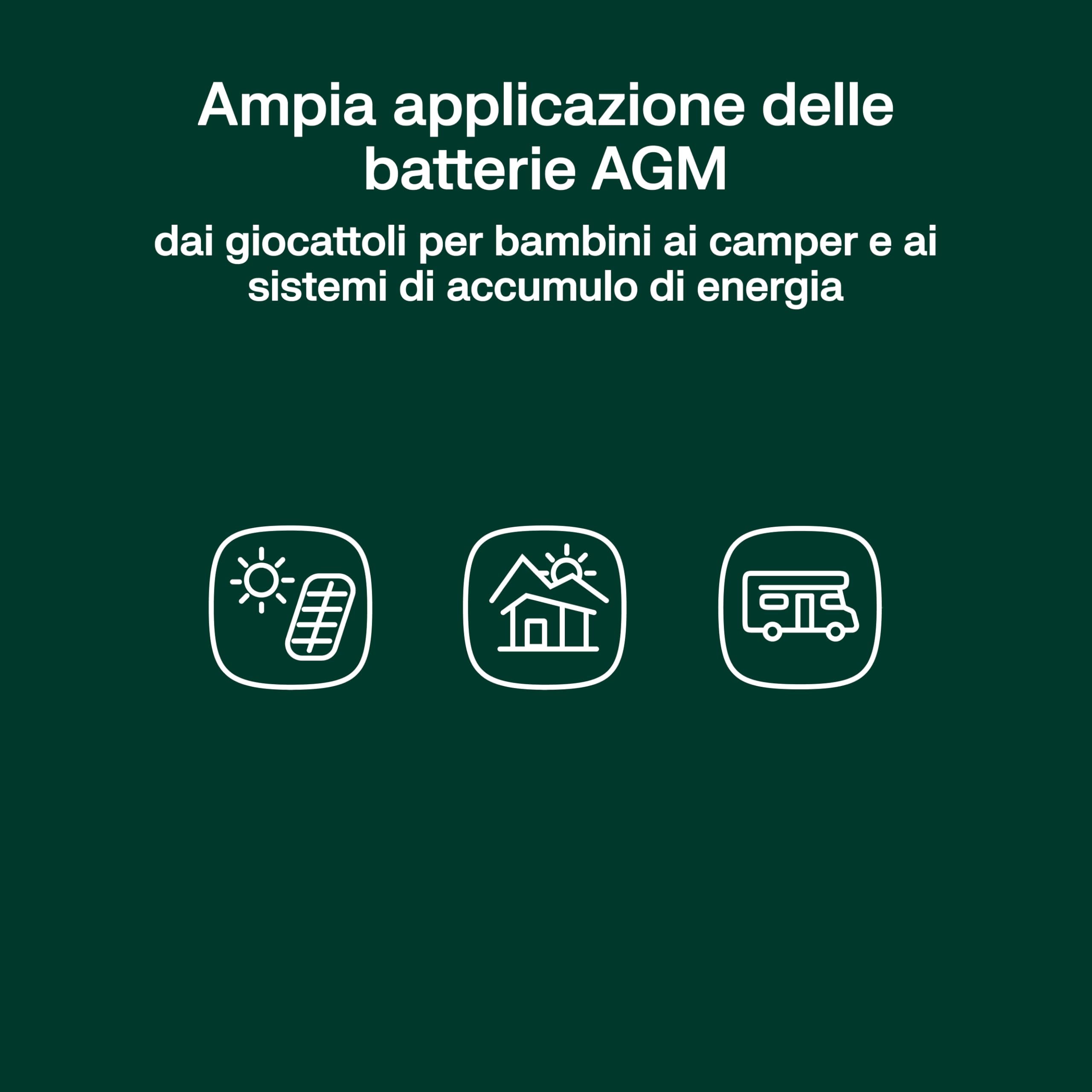 Green Cell AGM 12 V 33 Ah con batteria IP54, batteria al piombo, batteria al piombo, resistente ai cicli, senza manutenzione, per caravan, fotovoltaica, per sedia a rotelle, per roulotte (12 V, 33 Ah)