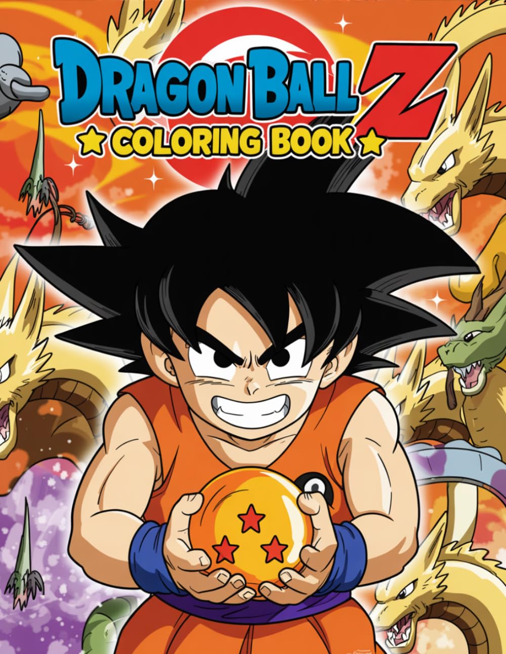 Dragon Coloring Book: Hours of Artistic Fun with Big and Bold Illustrations Designed for Young Artists