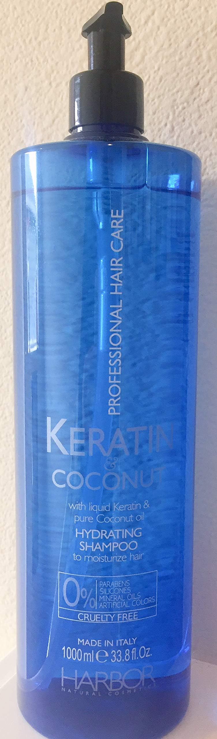 Harbor Professional Keratin and Coconut Hydrating Shampoo, 33.8 Oz.