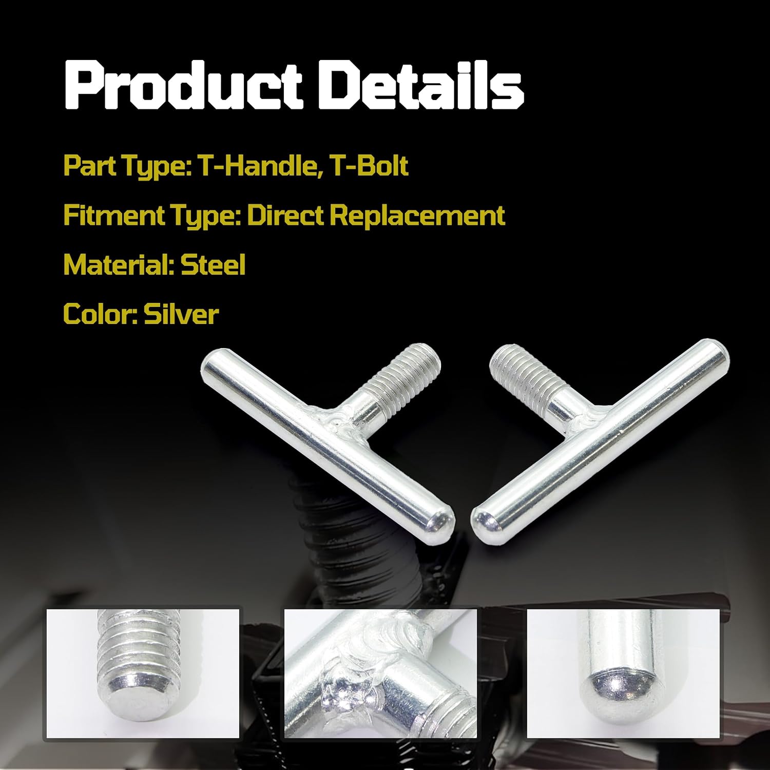T Bolt Kit Fit for JT's Strong Arm Jack Stabilizer Travel Trailer Kit 2PCS | Replace 314594 191023 191024 191025