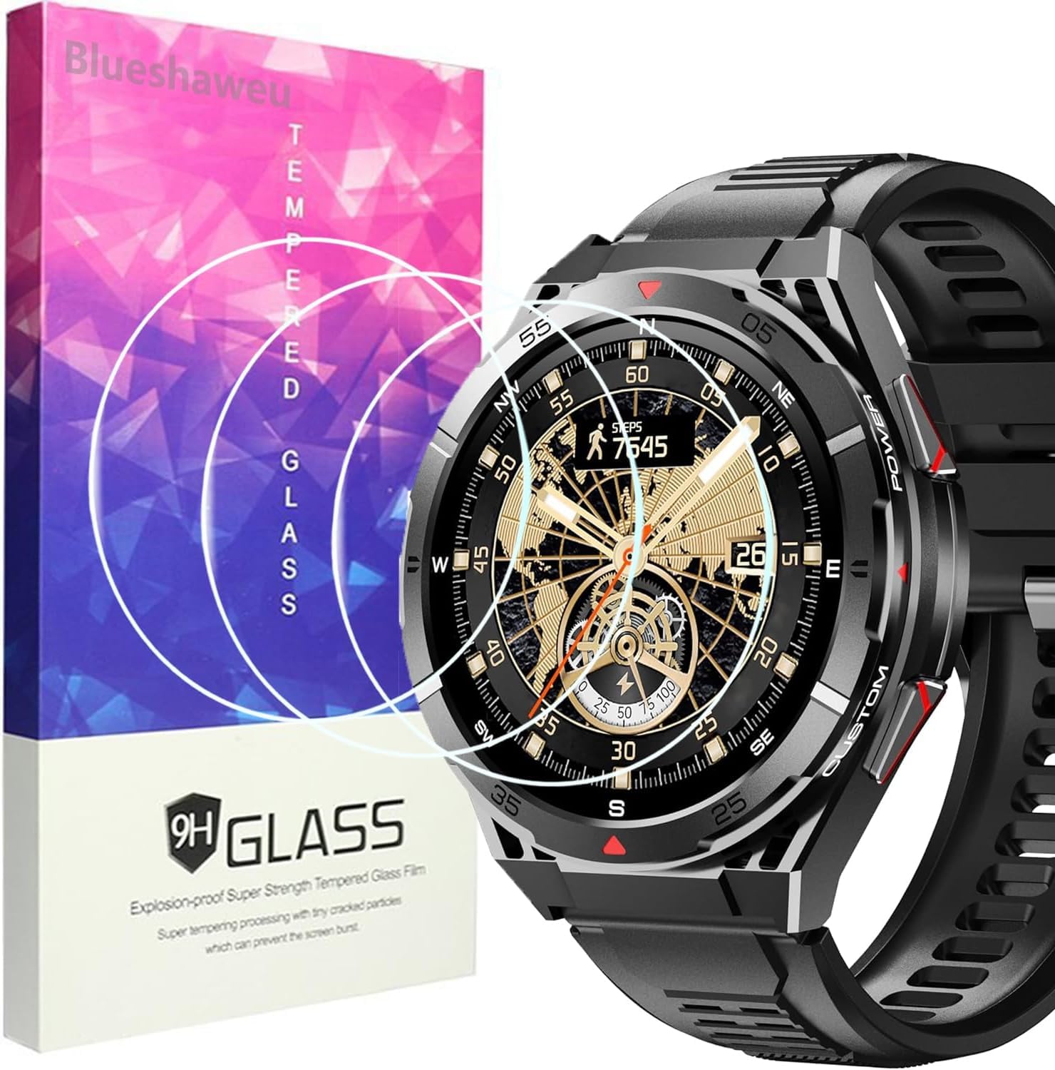 SNHVXLFW 6 Pellicole Protettive Morbide Per OUKITEL Smartwatch 1.83'', Anti-graffio E Auto-riparanti