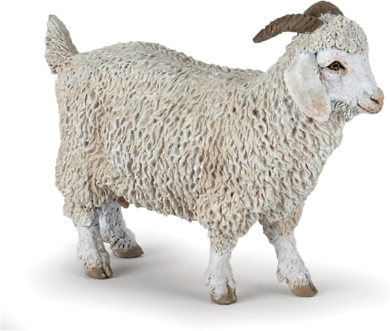 Hand-Painted - Figurine -Farmyard Friends -Angora Goat -51170 - Collectible - for Children - Suitable for Boys and Girls - from 3 Years Old
