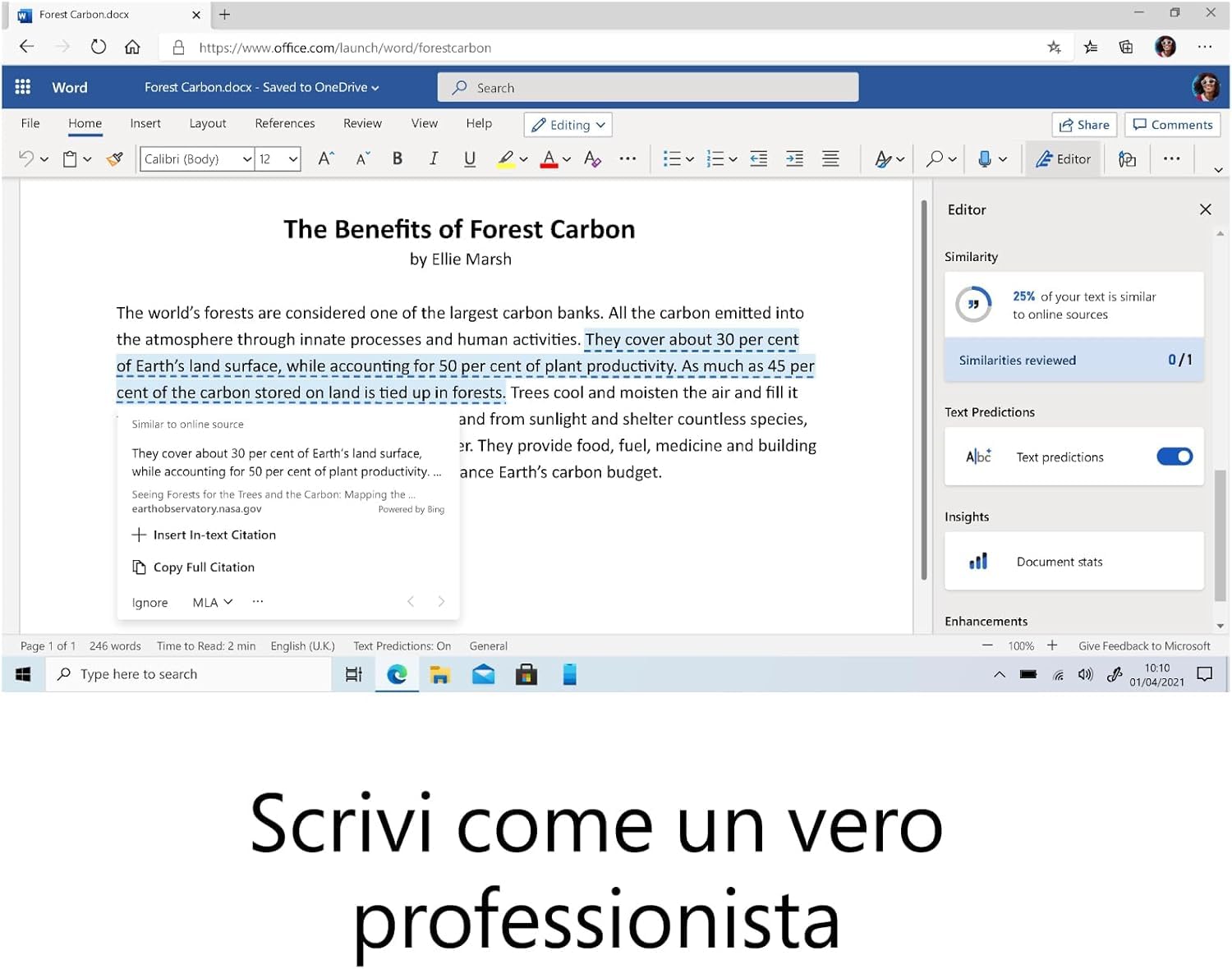 Office 2021 Famille et Entreprise - Toutes les applications Office classiques - Pour 1 PC/Mac