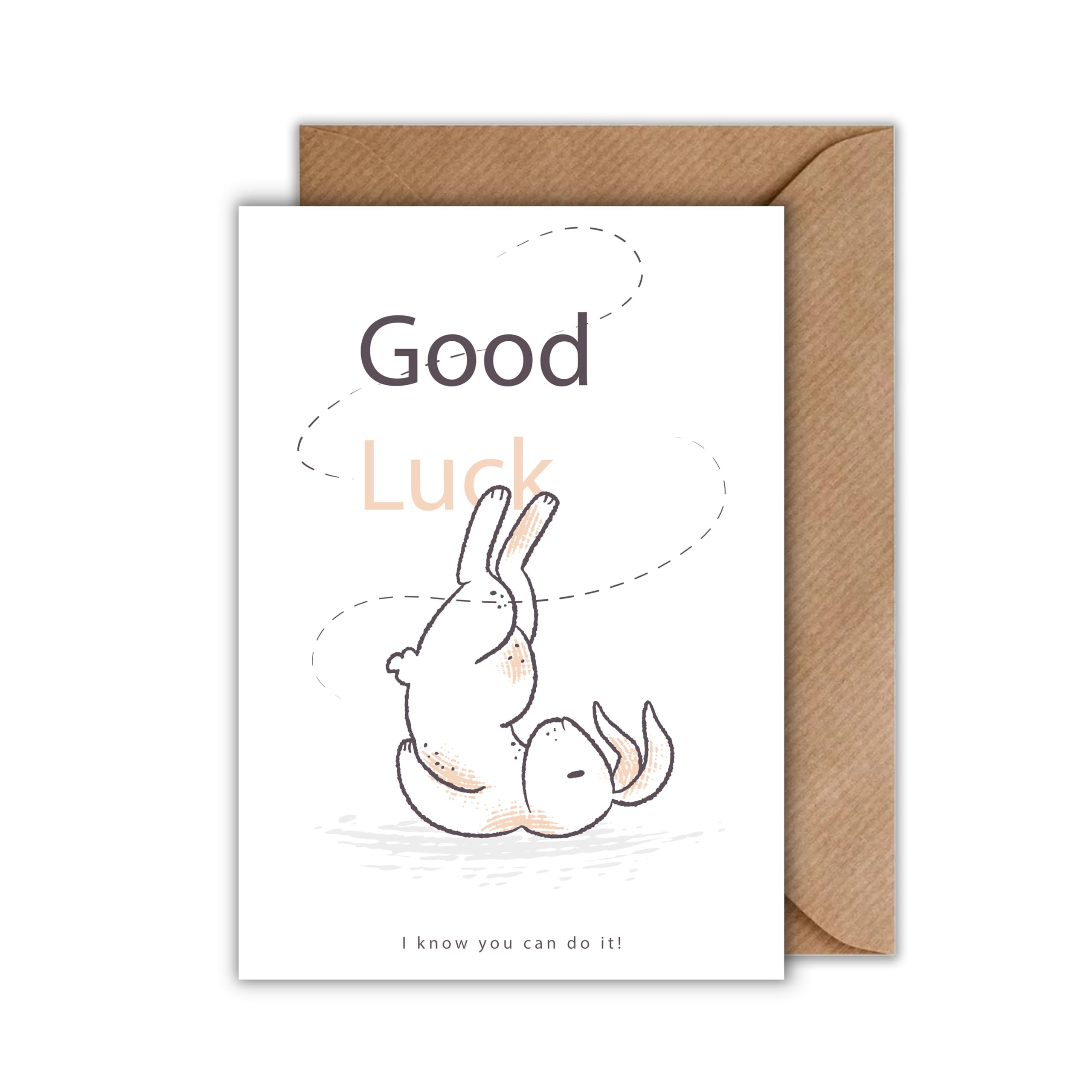 Twizler Popcorn The Bear Good Luck Karte - Mit Ente & Luftballons, Für Baby, Umzug, Job, Schule
