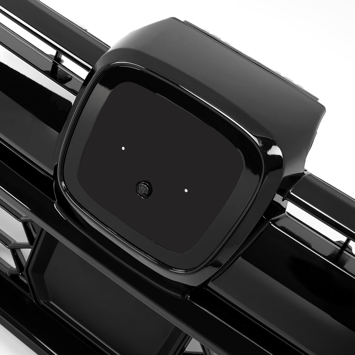 KUAFU Front Bumper Upper Grill Grille Compatible with 2020-2022 Honda CRV CR-V 71121TLAA60 08F21-TLA-100B HO1200247 Honeycomb Mesh Front Air Intake Grill Black