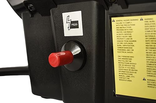 Miniatura 11 de Flame King Calentador de aire forzado de propano portátil de 60,000 BTU para exteriores, ideal para trabajo, construcción, garaje, patio, acero