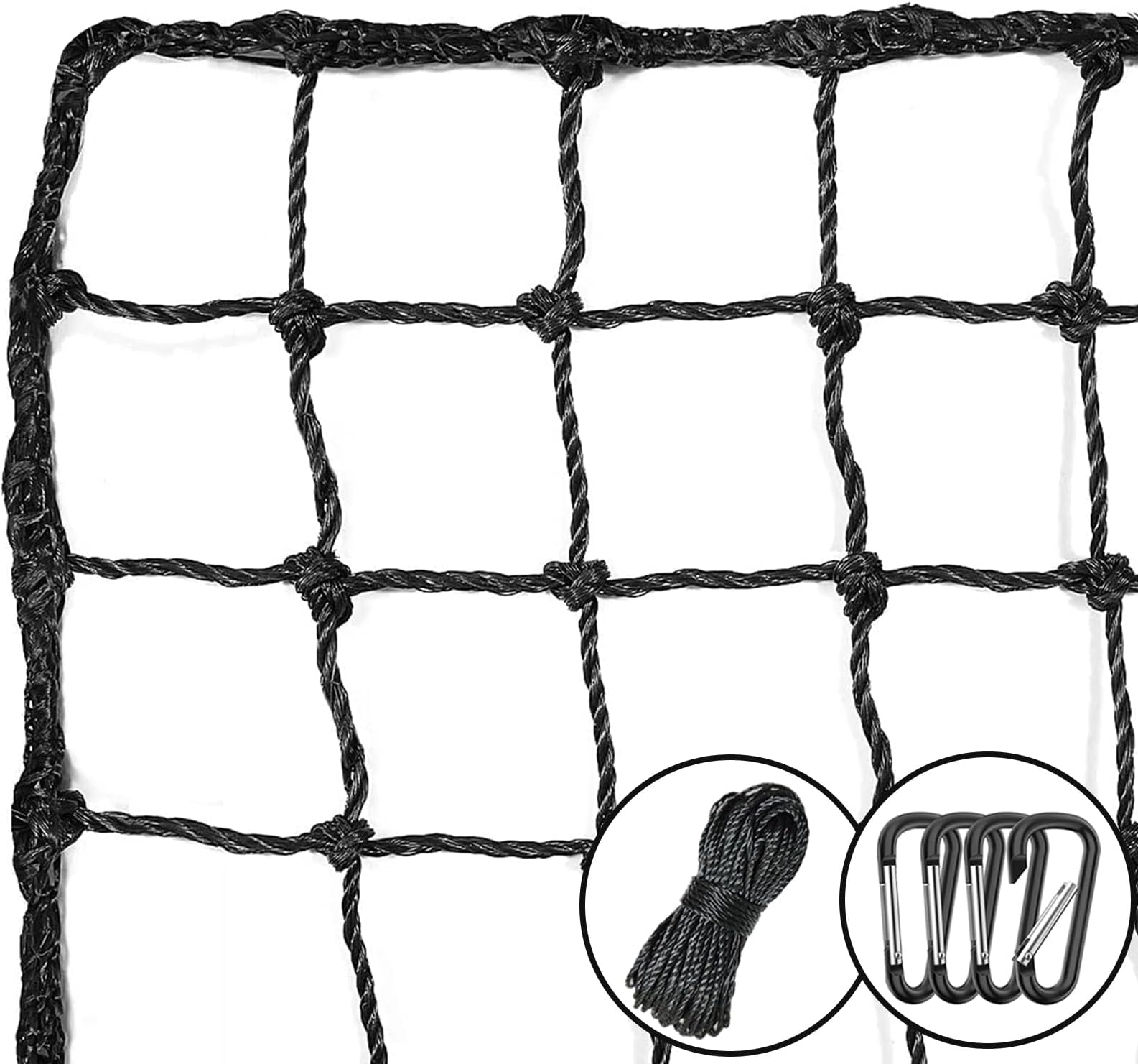 Baseball Softball Backstop Nets,Sports Net,Sports Netting Barrier,Sports Netting for Backyard,Twisted Knotted PE Net