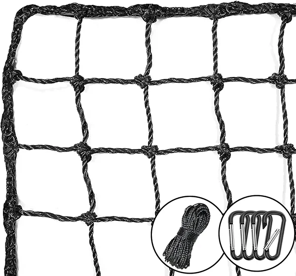 AOLIGEIJS Baseball Softball Backstop Nets,Sports Net,Sports Netting Barrier,Sports Netting for Backyard,Twisted Knotted PE Net
