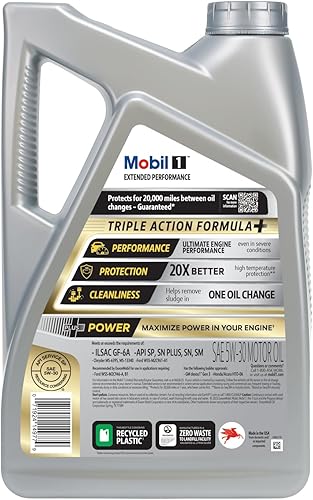 Miniatura 105 de Mobil 1 - Aceite sintético High Mileage 10W-40 para motor, 5 cuartos de galón