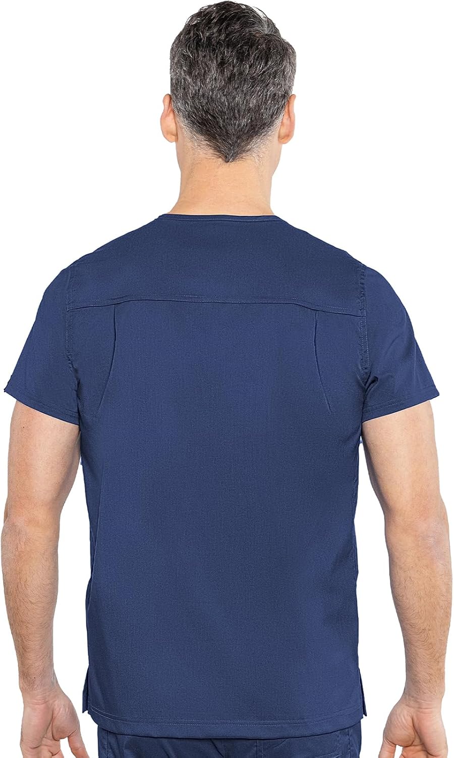 Med Couture Men's Scrub Top Wescott with 3 Pockets & 2-Way Stretch and Ultra Soft Fabric - MC7477 - Image 6