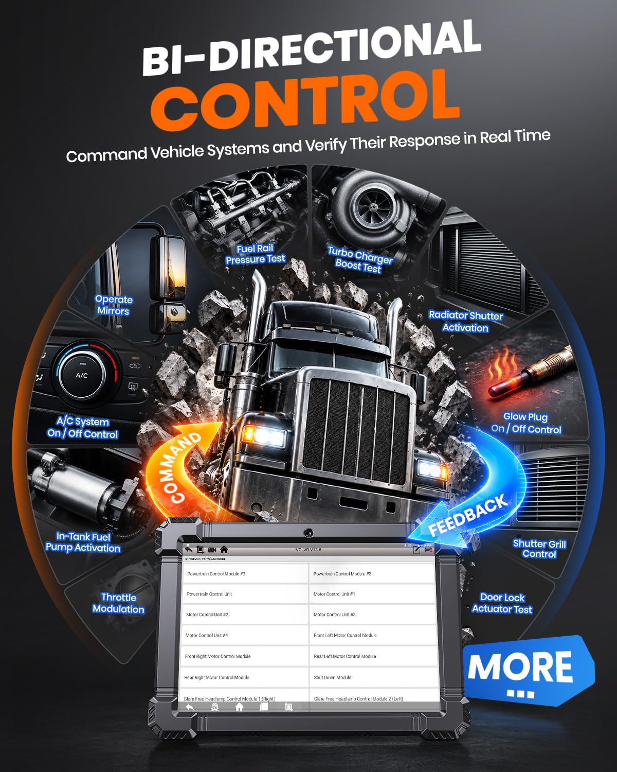 ANCEL X7HD Truck Scanner - Full System Diagnostics -4 ANCEL X7HD Truck Scanner - Full System Diagnostics -4