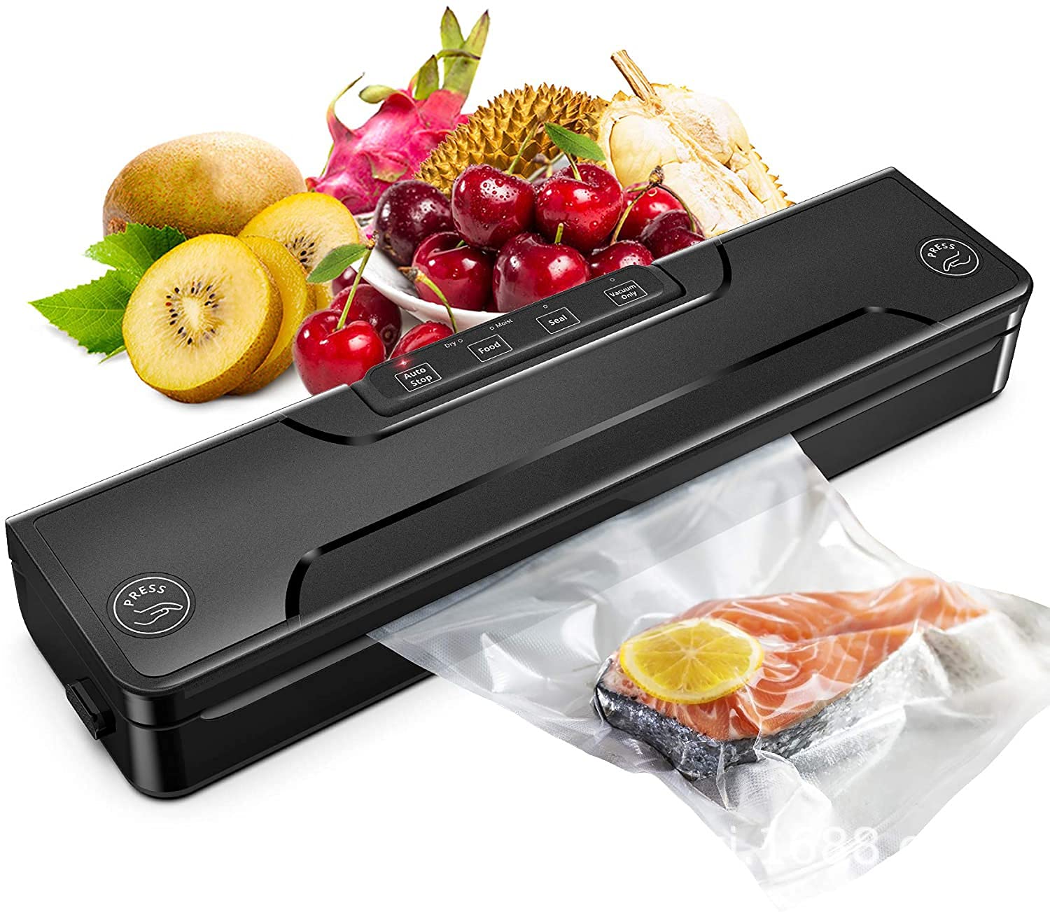 Machine de scellage de Sacs sous Vide Alimentaire Machine de scellage de Sacs Manuel Machines de Cuisine Sacs sous Vide Machines d'emballage (Color : Vacuum Sealer, Size : US Plug)