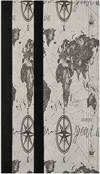 STAYTOP 2 peças de capas de maçaneta de geladeira com mapa do mundo retrô, capas de maçaneta para geladeira e forno de micro-ondas, mantenha seu aparelho de cozinha limpo de pingos, óleo