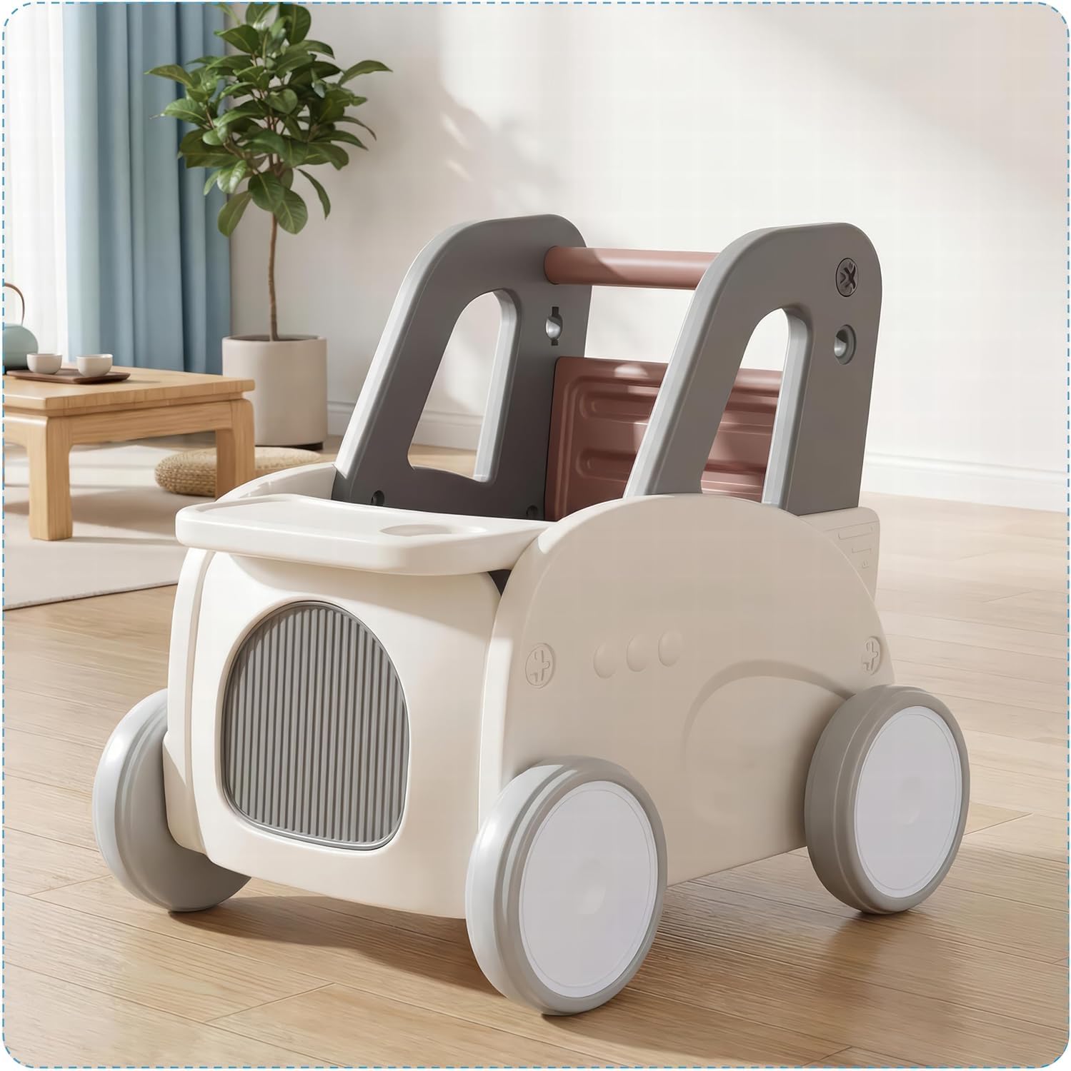Amazon | ベビーウォーカー 手押し車 4WAYキッズワゴン｜乗用・押す 