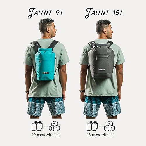 Miniatura 2 de ICEMULE Jaunt - Mochila enfriadora plegable  Manos libres, 100% impermeable, más de 24 horas de refrigeración, enfriador de lados suaves