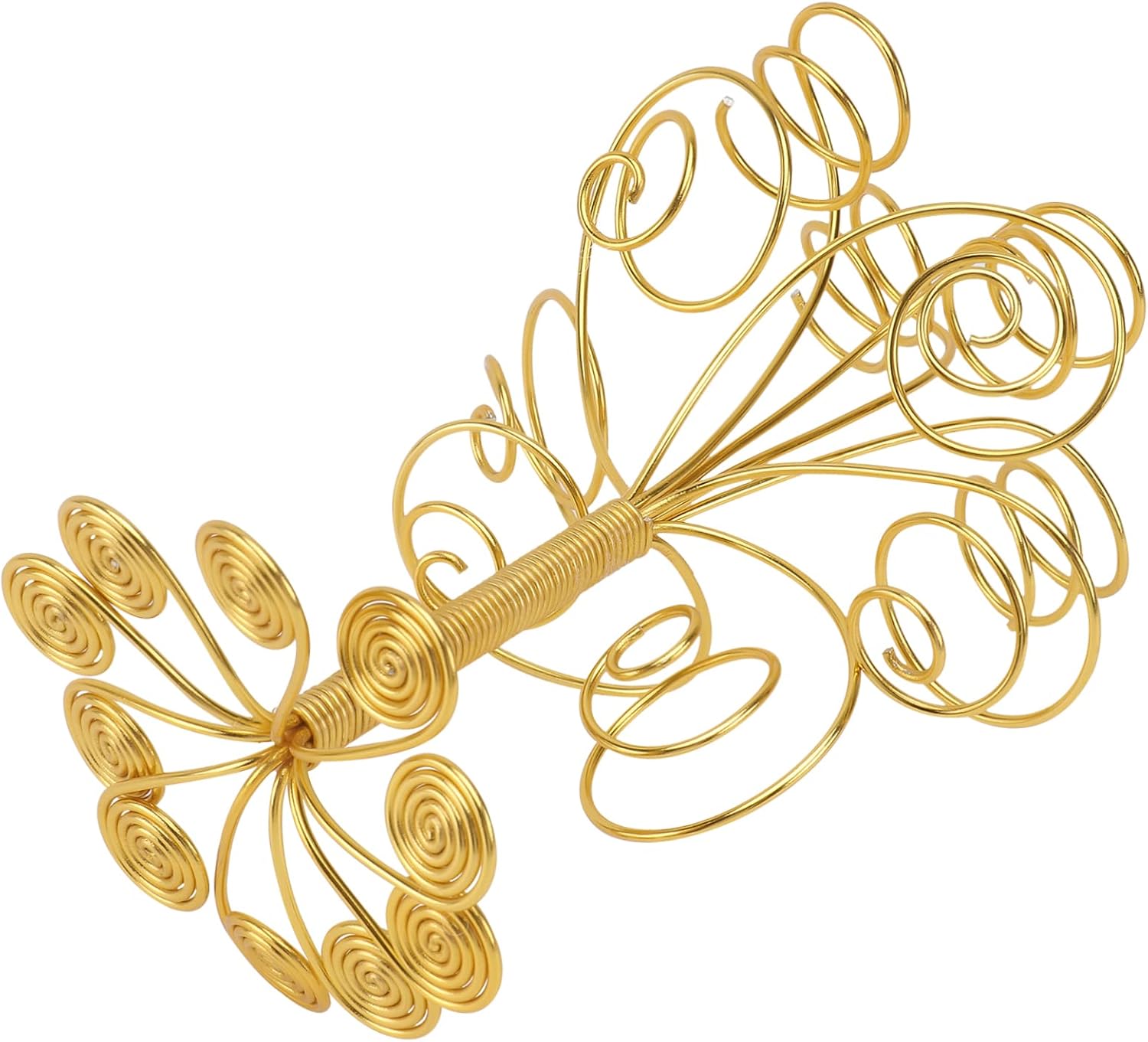 Levemolo Air Plant Display Stand 10 Heads Aluminum Twisted Xmas Golden