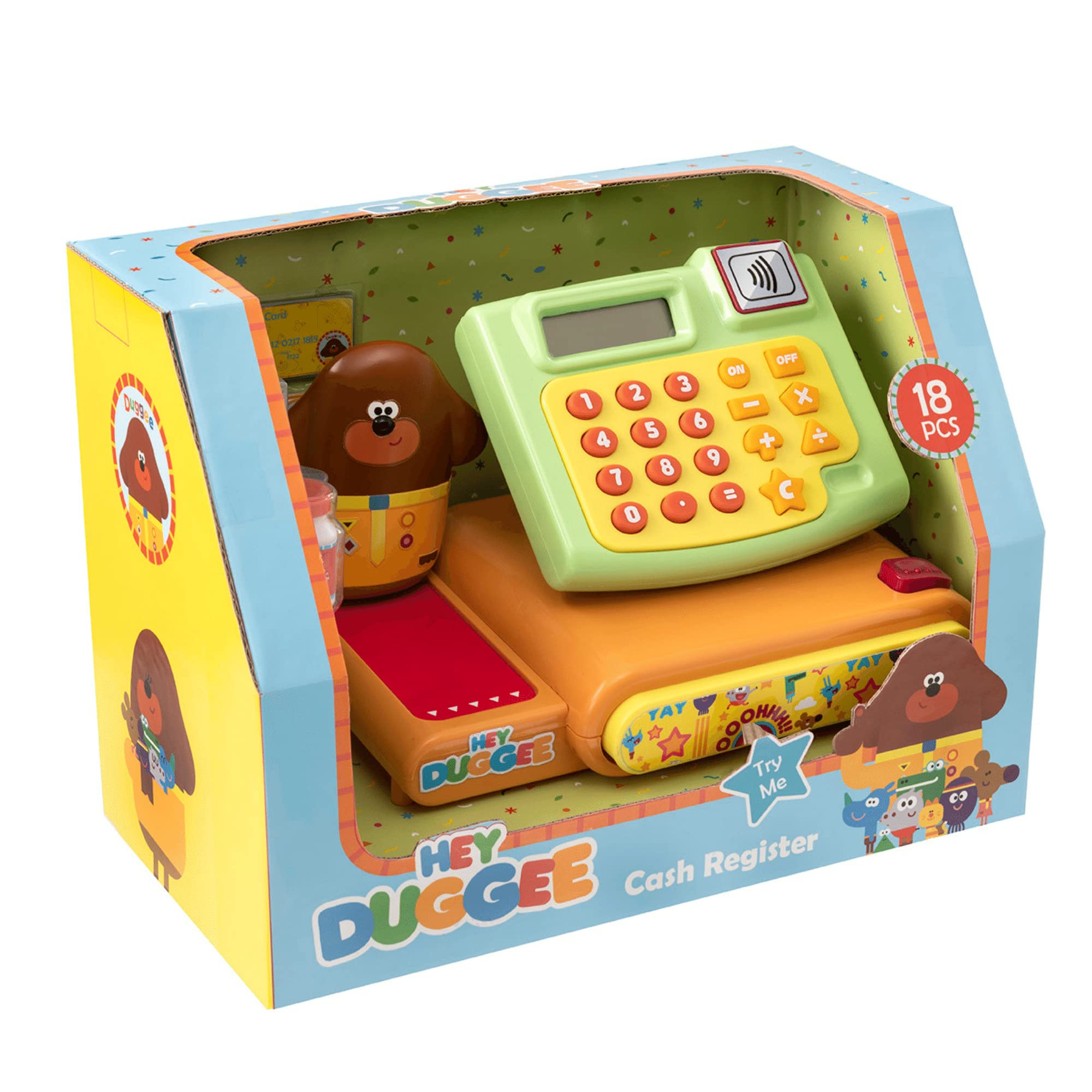 Hey Duggee Registratore di Cassa | Negozio Giochi di Ruolo con Accessori e Denaro | età 3+