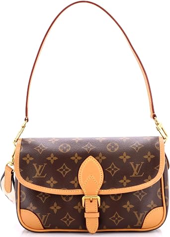 Pre-Loved Diane NM Handbag Monogram Canvas, Brown