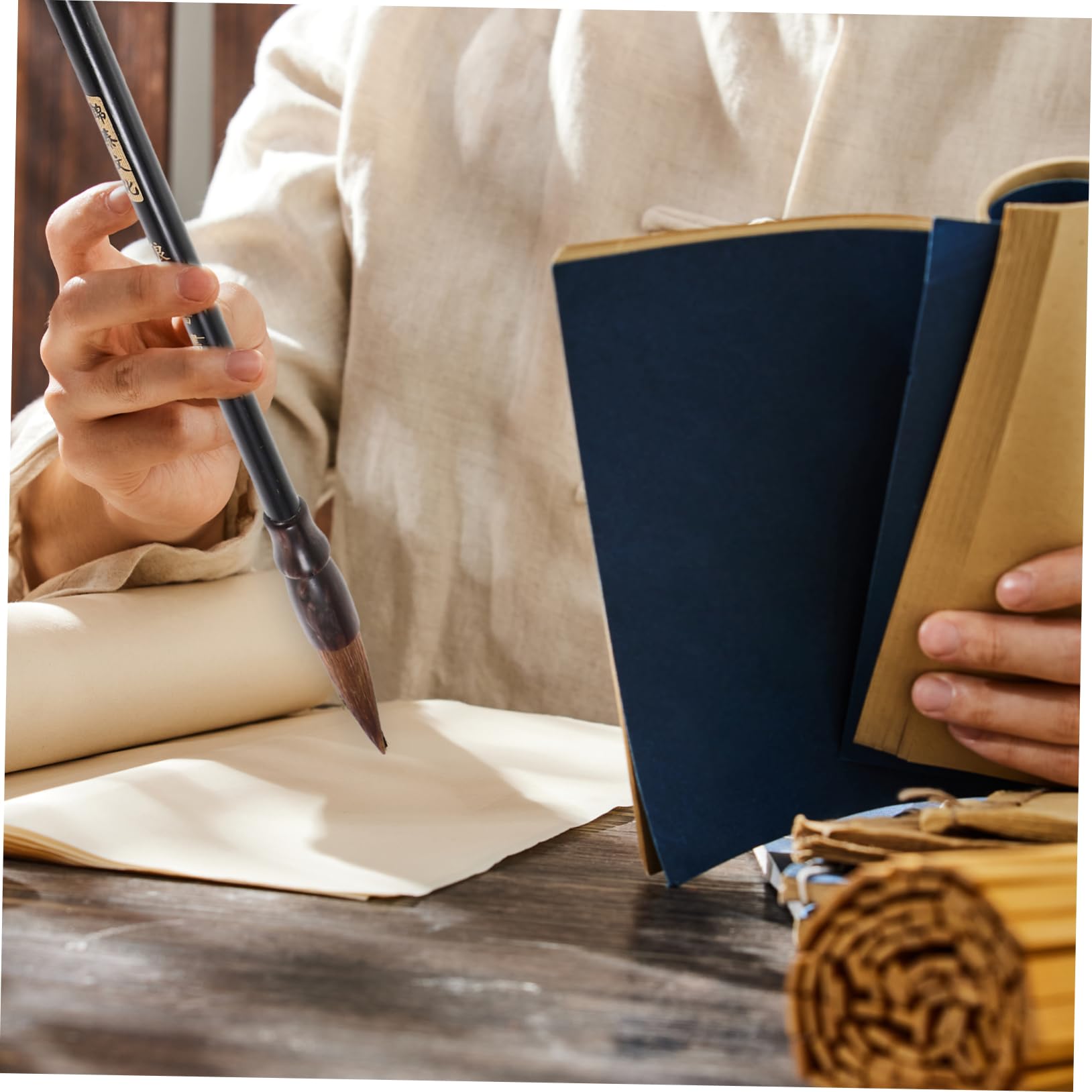 HOMSFOU 3 Pezzi Pennello Per Scrittura A Mano Pennello Per Calligrafia Per Scrittura Per Calligrafia Cinese Per ia Cinese Penna Per ia