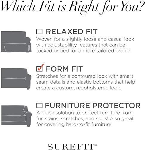 Miniatura 5 de Sure Fit - Funda elástica para sofá
