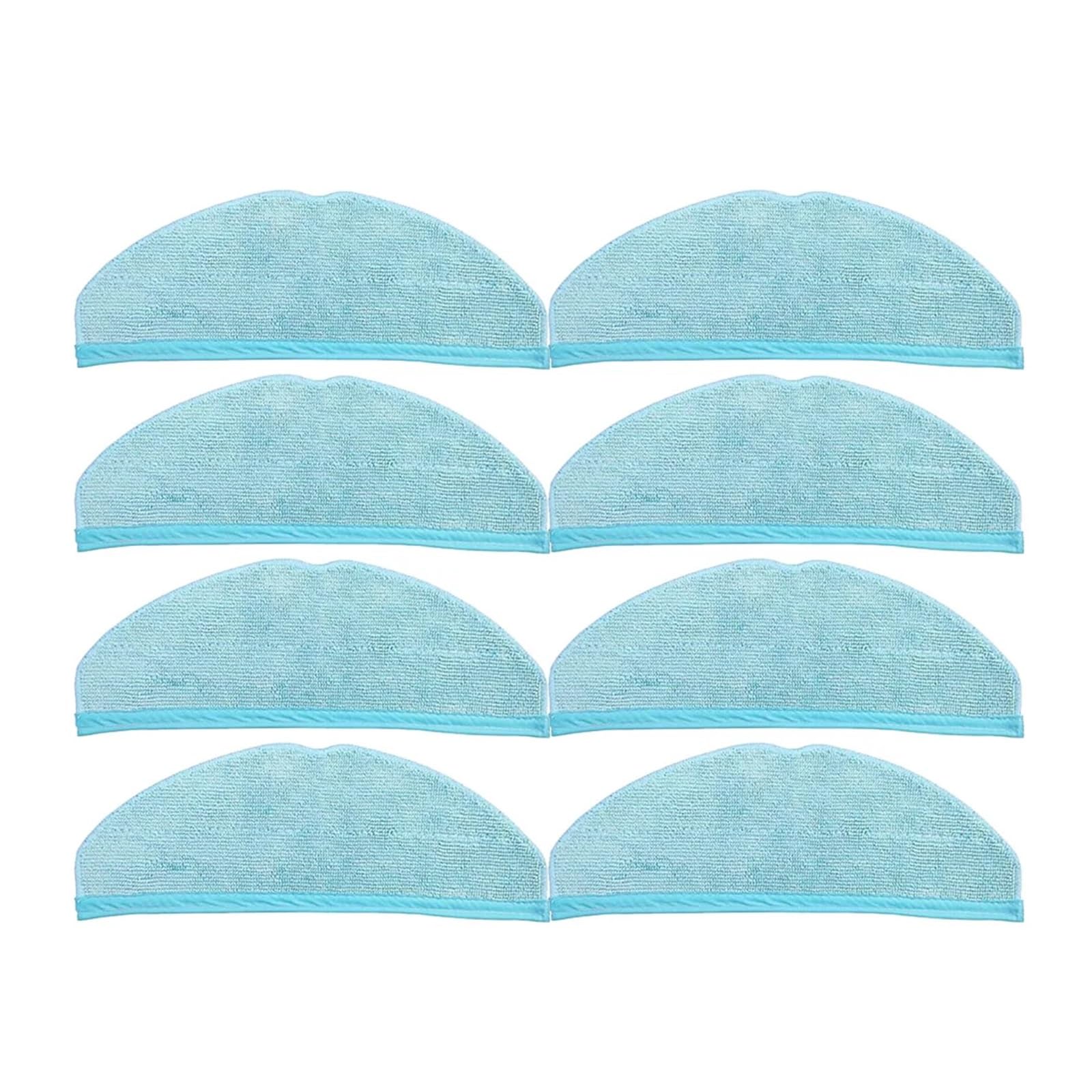 SLAQEYDJS Mop Cloths Replacement Parts, Compatible For Conga, 8090 9090 Robotic Vacuum Cleaner(8 Pcs)