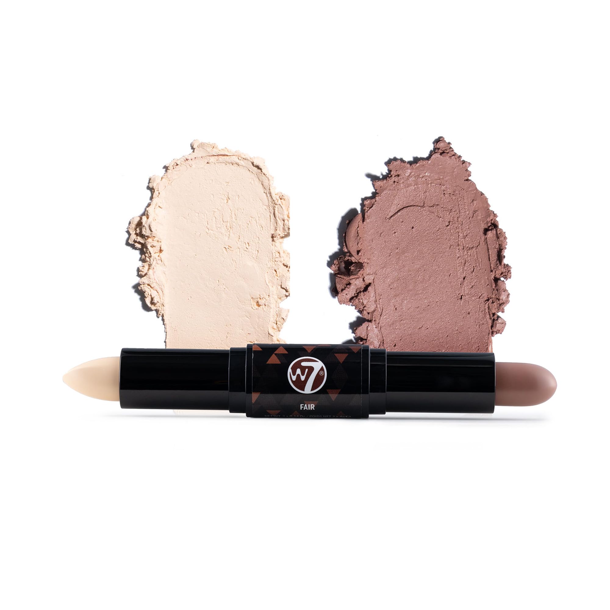 W7 Contour Stick - Double-Ended Creamy Contour & Highlight Makeup - Bronze, Shape & Define Skin - Fair